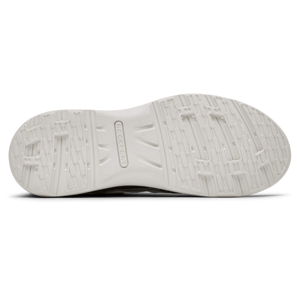 Tenis Rockport Homem Branco/Pretas - Truflex Hybrid Mudguard Tie - 67123BANT